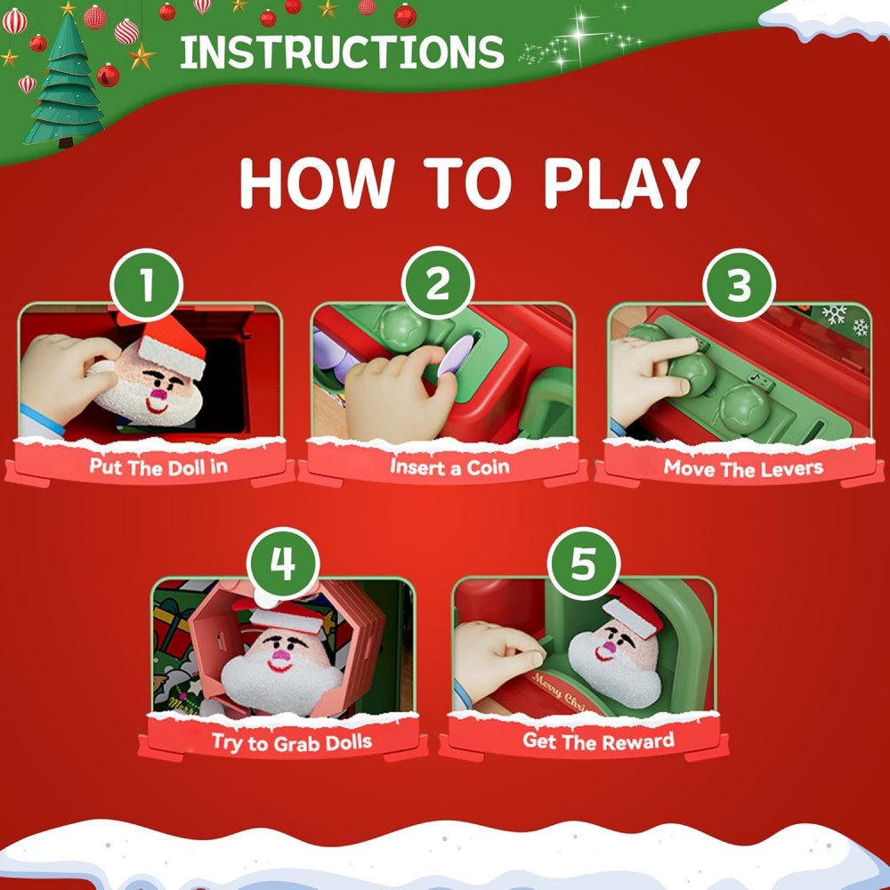 Christmas Claw Machine For Kid - огляд і ціна Arcade Vending & Laundry Revenue