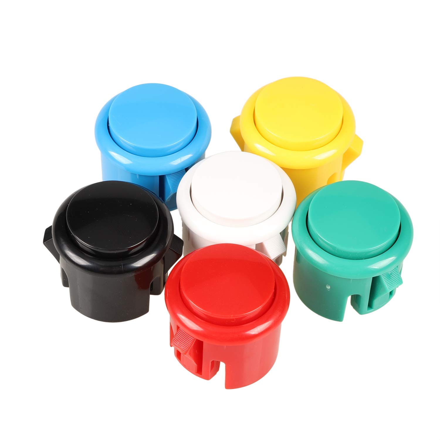 100 pcs Arcade buttons 30mm 24 - огляд і ціна Joystick Arcade Parts