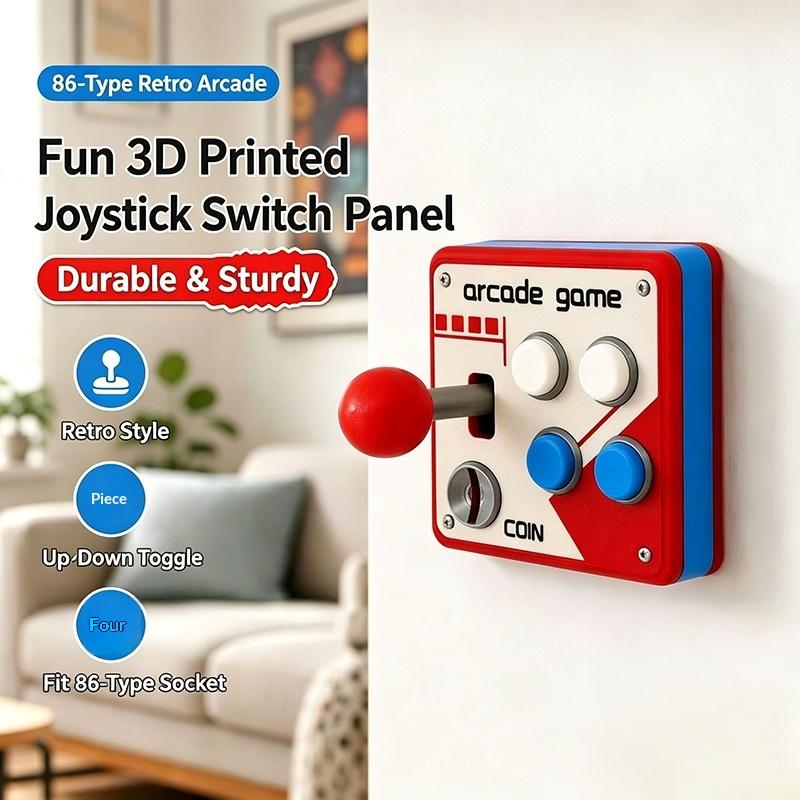 3D Printing Panel Socket Contr - огляд і ціна Arcade Vibes