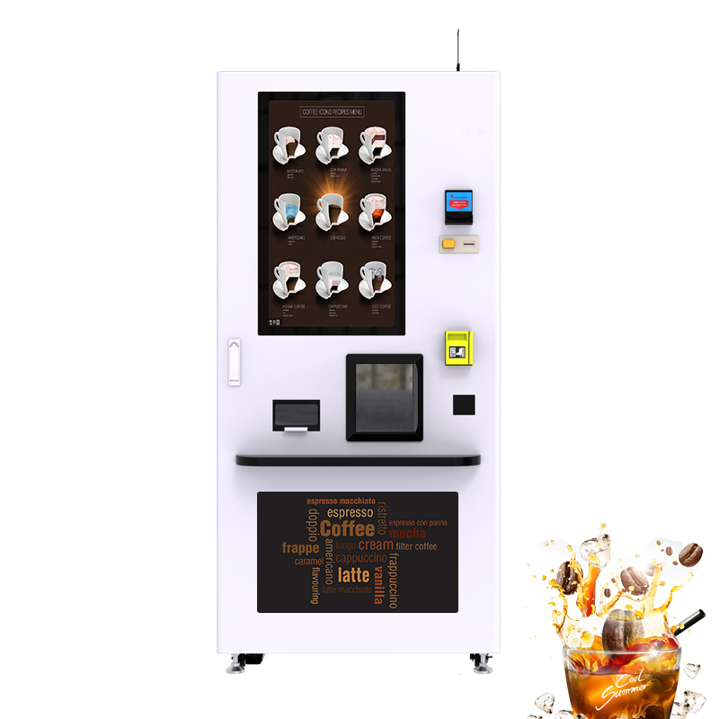 Smart QR Code Commercial Espre - огляд і ціна Vending Machine Qr Code