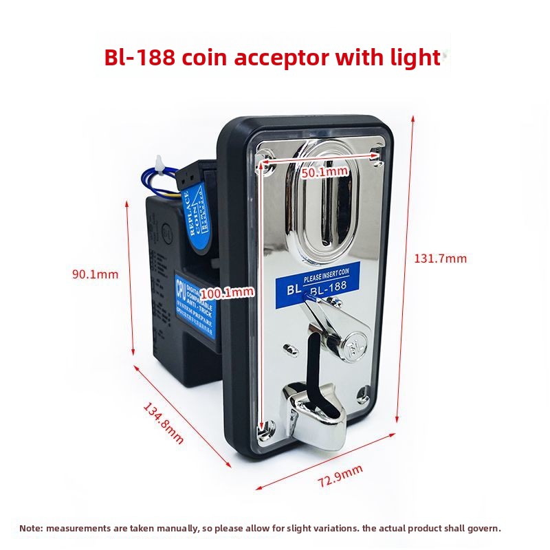 BL188 Coin Acceptor with Light - огляд і ціна Coin Operated Kiddie Ride